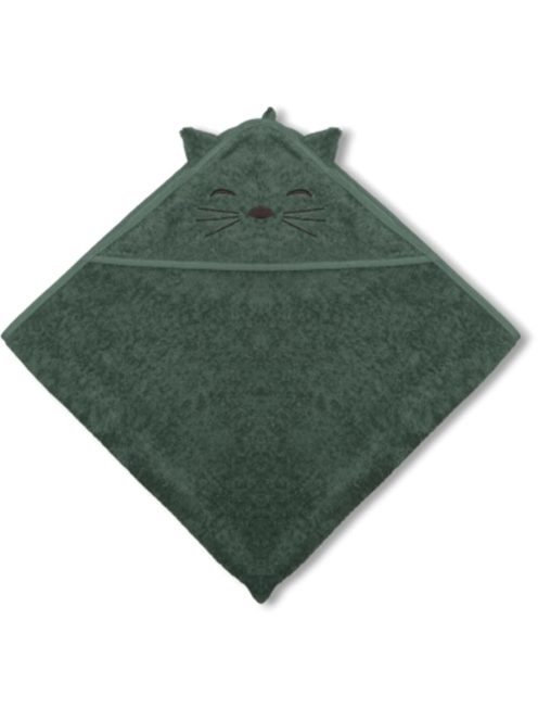 Nuuroo Aki kapucnis junior törölköző-Falevél