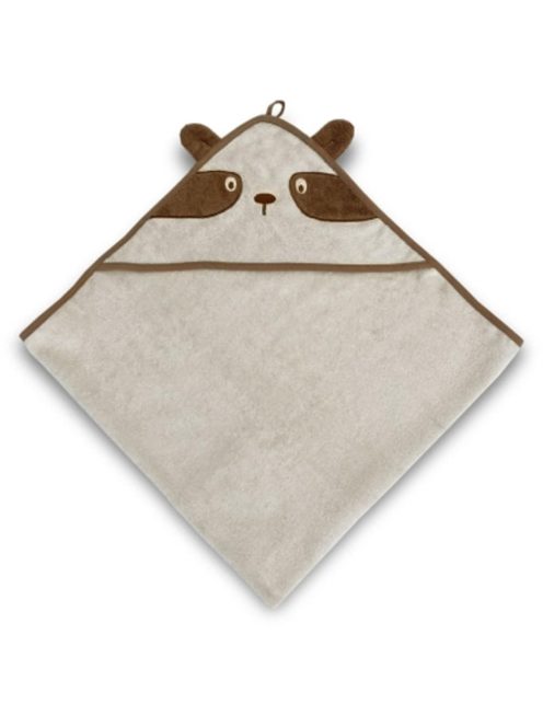 Nuuroo Aki kapucnis bébi törölköző-Fehér