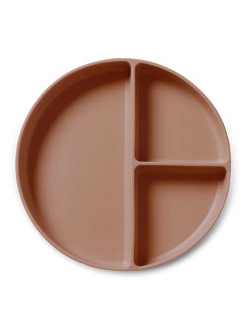 NUUROO Osztott szilikon tányér- Csokoládé