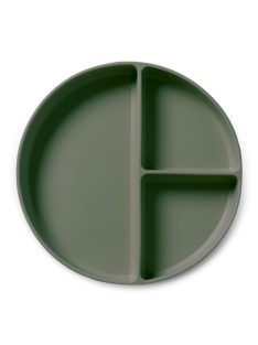 NUUROO Osztott szilikon tányér- Zöld