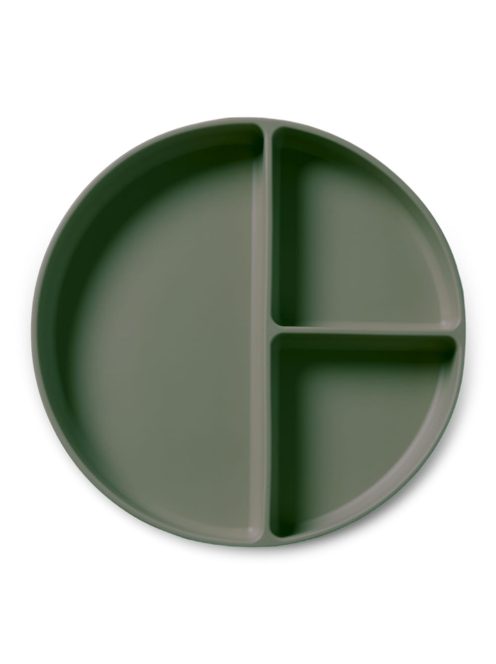 NUUROO Osztott szilikon tányér- Zöld