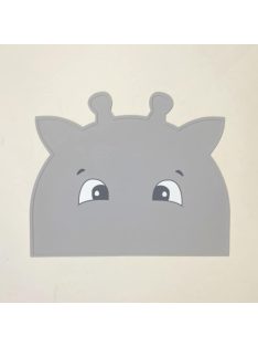 NUUROO Albert szilikon tányéralátét- Krém zsiráf