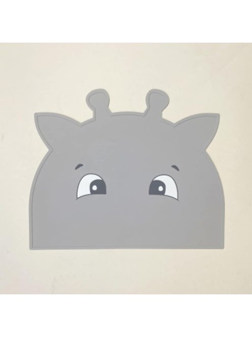 NUUROO Albert szilikon tányéralátét- Krém zsiráf