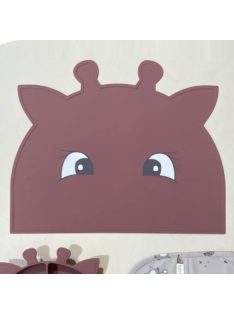 NUUROO Albert szilikon tányéralátét- Mahagoni zsiráf