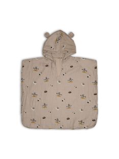 Nuuroo Flor muszlin poncsó - Beige surfer