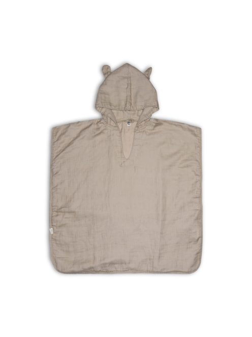 Nuuroo Flor muszlin poncsó - Natural