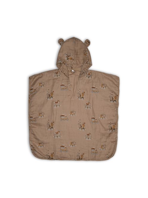 Nuuroo Flor muszlin poncsó - Carnival train