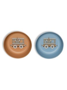 Nuuroo Villum PLA mélytányér 2 db - Blue mix