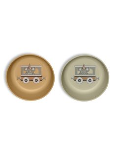 Nuuroo Villum PLA mélytányér 2 db - Cream mix