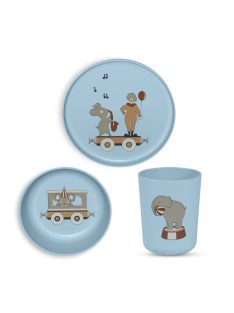 Nuuroo Milas PLA étkészlet 3 darabos - Dusty Blue